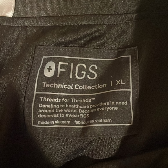 Figs scrub bottoms XL Black - Picture 3 of 3